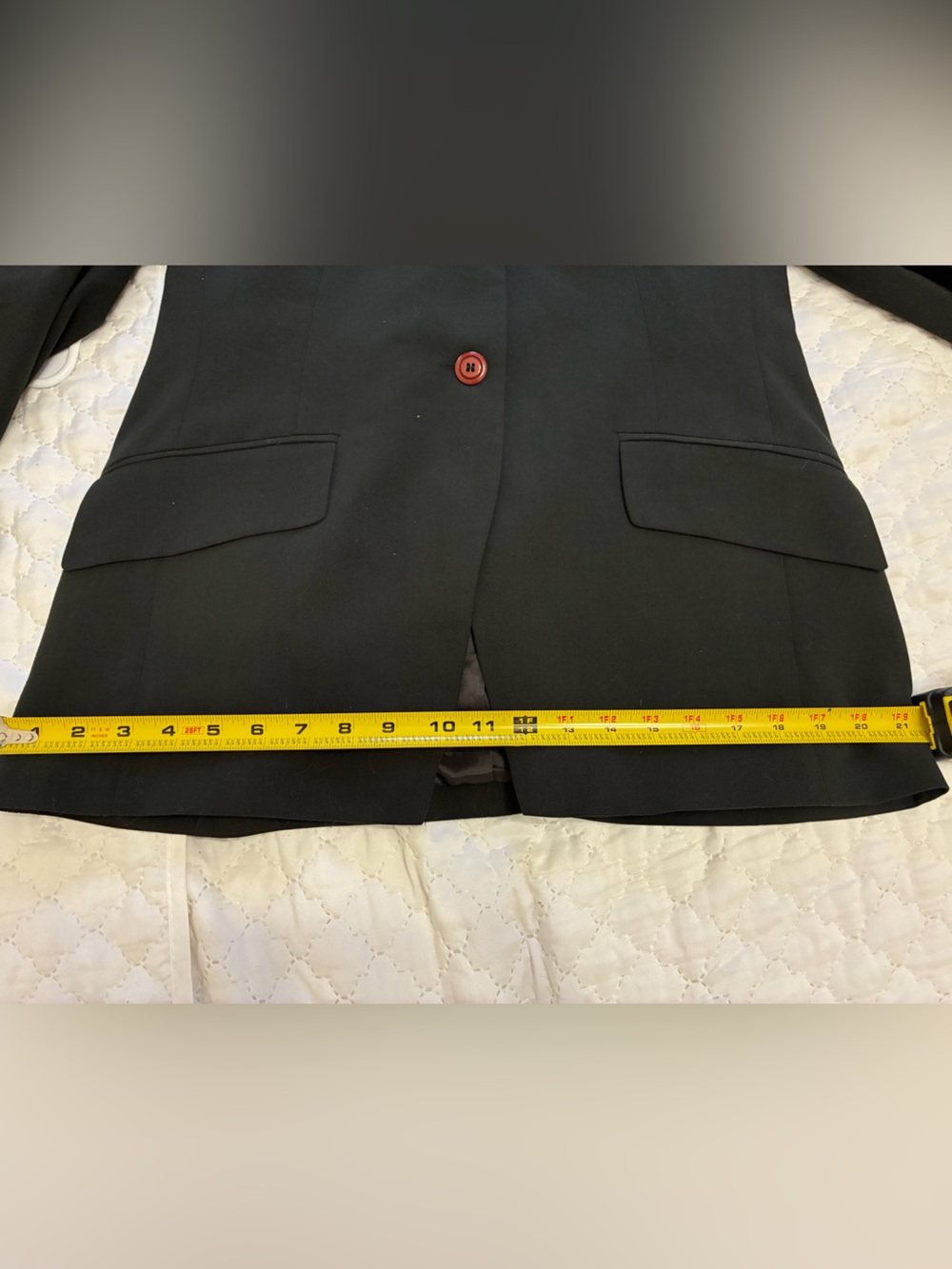 Vintage Thalian Dark Olive Green Women's Blazer - Picture 10 of 11